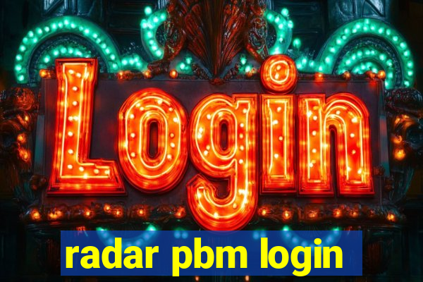 radar pbm login