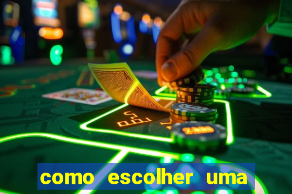 como escolher uma boa cartela de bingo