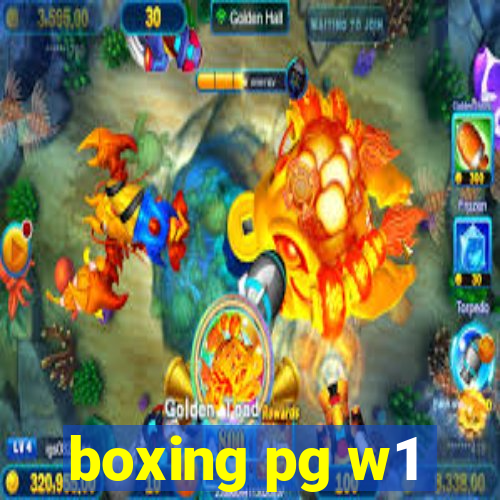 boxing pg w1